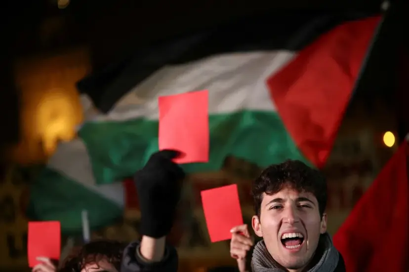 İtalya'da sokaklar katil İsrail yüzünden karıştı!