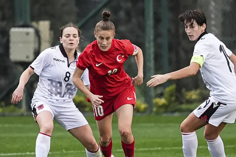 A Milli Kadın Futbol Takımı, hazırlık maçında Arnavutluk'u 2-0 yendi