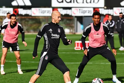 Beşiktaş'ta Trabzonspor maçı hazırlıkları devam etti