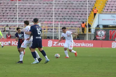 Boluspor ile Fethiyespor maçında gol sesi yok