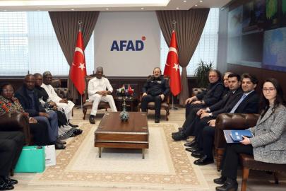 AFAD Başkanı Pehlivan Gana İçişleri Bakanı Muntaka ile görüştü