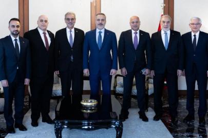 Bakan Fidan, Gazze Yönetimi Ulusal Komitesi Başkanı Şaas ile görüştü