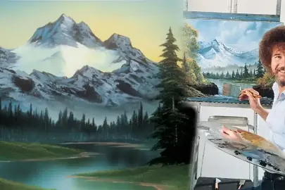 Bob Ross’un mirası yardım için satıldı