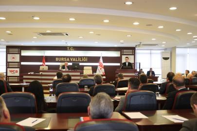 Bursa İl Koordinasyon Kurulu bağımlılıkla mücadele için toplandı