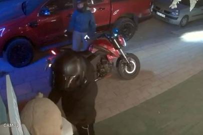 Çiçekçiden pelüş ayı hırsızlığı kamerada