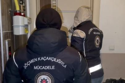 Kars’ta apartta 4 düzensiz göçmen yakalandı