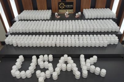 Uşak’ta 32 bin sentetik hap ele geçirildi: 3 tutuklama