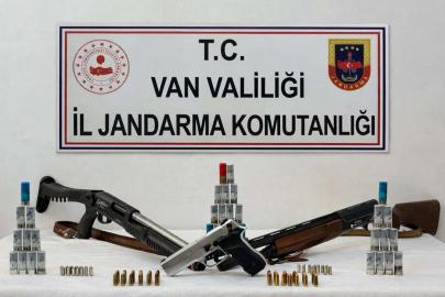 Van’da ruhsatsız silah operasyonu: 1 gözaltı