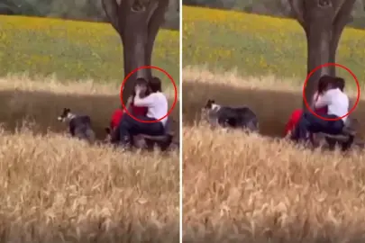 Yer: Adana! Vatandaşlar öpüşme sahnesine kayıtsız kalamadı: Günah günah