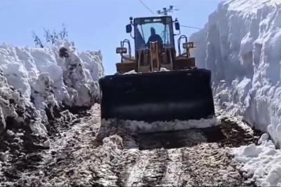 Bingöl’de karla mücadele çalışmaları sürüyor