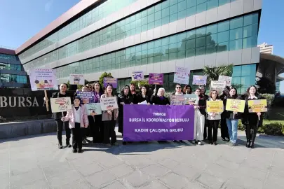 Bursa'da BAOB Özgürlük Meydanı'nda 8 Mart