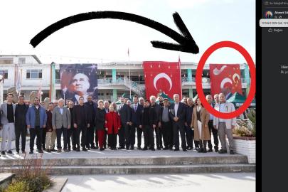 CHP ilçe başkanına poster tepkisi