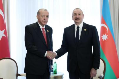 Cumhurbaşkanı Erdoğan, Aliyev ile görüştü