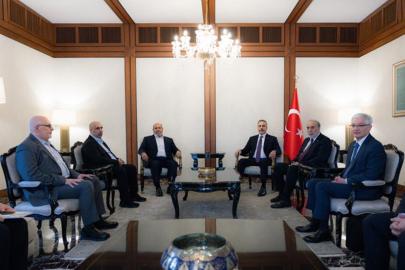 Dışişleri Bakanı Fidan, HAMAS heyeti ile görüştü