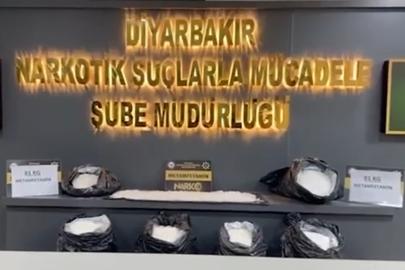 Diyarbakır'da 81 kilogram uyuşturucu madde ele geçirildi