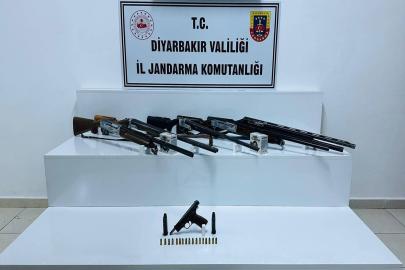 Diyarbakır’da kaçak silah operasyonu