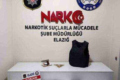 Elazığ’da uyuşturucuyla mücadele: 1 tutuklama