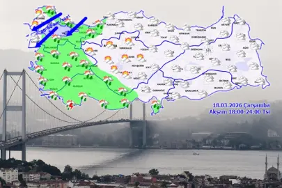 Hava değişiyor, yağmur geliyor