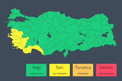 İçişleri Bakanlığından batı bölgeleri için sel ve su baskını uyarısı