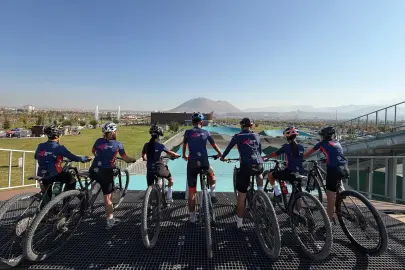 Kayseri'de BMX parkuruna gençlerden büyük ilgi