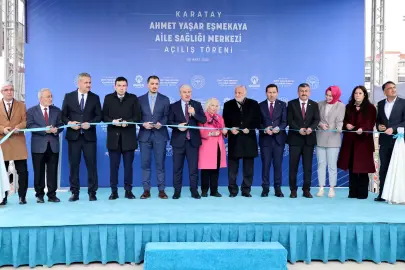 Konya Karatay'da Ahmet Yaşar Eşmekaya Aile Sağlığı Merkezi açıldı