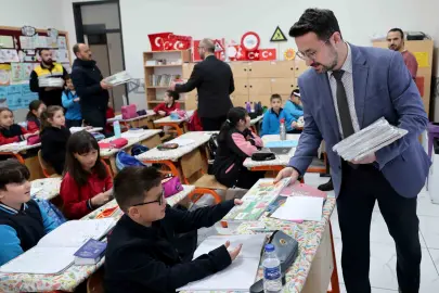 Konya Karatay'da ilkokul öğrencilerine sıfır atık bilinci