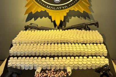 Malatya’da uyuşturucu ve silah operasyonu: 4 gözaltı
