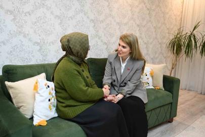 Milletvekili Ölmeztoprak’tan Nur öğretmene ’geçmiş olsun’ ziyareti