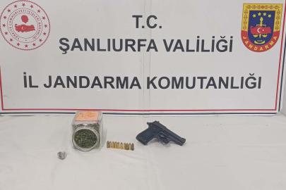 Şanlıurfa’da uyuşturucu ve silah operasyonu