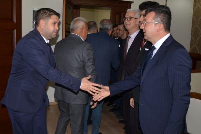 Serik'te protokol bayramlaşması yapıldı