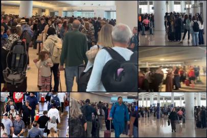 Trump yönetiminin krizi: Ücretsiz çalıştırılan görevliler, saatler süren kuyruklar