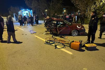 Antalya'da otomobiller çarpıştı: 1 ölü, 5 yaralı