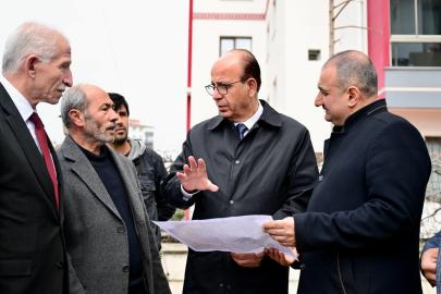 Başkan Geçit, Tecde Mahallesi’ndeki yol yenileme çalışmalarını inceledi