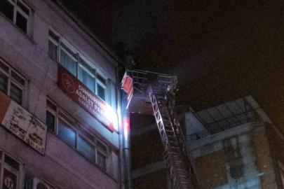 Elazığ’da bacadan yükselen yoğun duman korkuttu