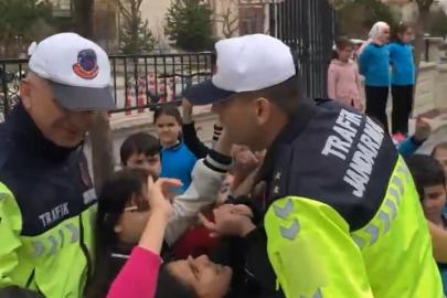 Erzincan’da öğrencilere trafik farkındalık eğitimi