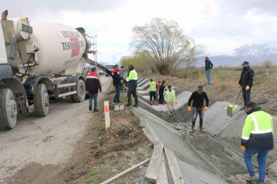 Erzincan’da sulama altyapısı güçleniyor