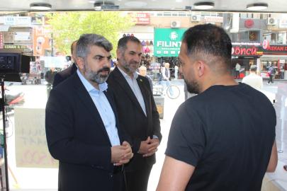HÜDA PAR Mersin Milletvekili Dinç’ten Tarsus’ta esnafına ziyaret