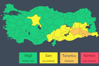 İçişleri Bakanlığı: Birçok ilde kuvvetli ve şiddetli sağanak bekleniyor