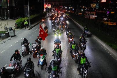İstanbul’da işgal ve zulme karşı yüzlerce araçlık konvoy