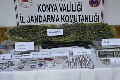 Konya'da uyuşturucu operasyonu: 12 tutuklama