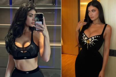 Kylie Jenner’dan olay pozlar! Havuz başında nefes kesti