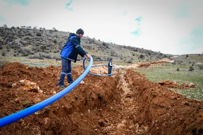 Malatya Arapgir'de yeni içme suyu hattı devrede
