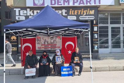 Muş’ta evlat nöbeti sürüyor