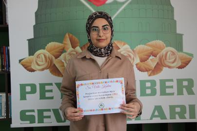 Siyer-i Nebi Yarışması'nda Gaziantep'te umre kazanan yarışmacı ödülünü aldı