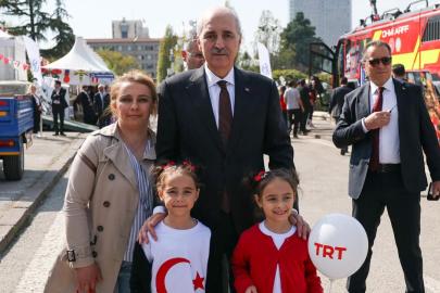 TBMM Başkanı Kurtulmuş, Meclis Bahçesi Çocuk Bahçesi etkinlik alanını ziyaret etti