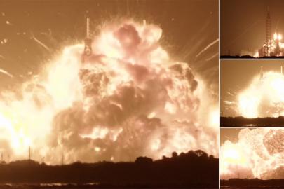Blue Origin roketi fırlatma rampasında patladı