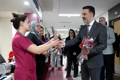 Bursa Büyükşehir'den sağlık emekçilerine anlamlı ziyaret