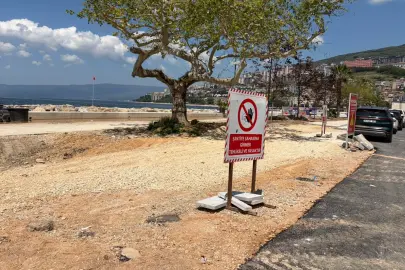 Bursa Gemlik sahilinde düzenleme tam gaz