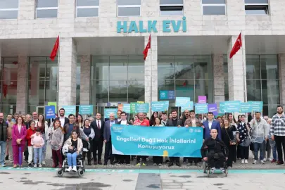Bursa Nilüfer’de sloganlar engelleri aşmak için yükseldi