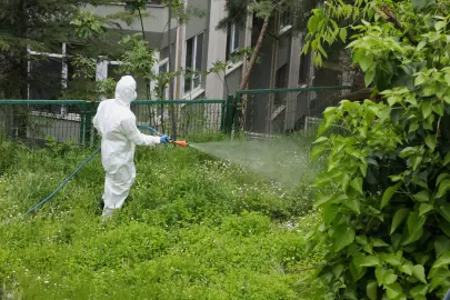 Bursa Osmangazi'de parklara yoğun dezenfeksiyon